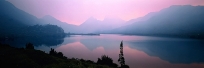 Smoke Haze over Cradle Mountain